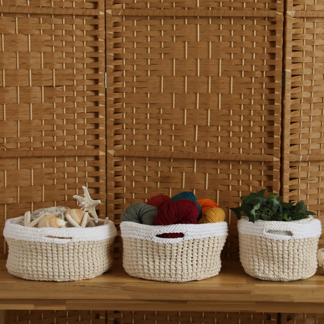 Nesting Baskets Crochet Kit