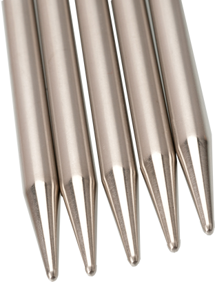 ChiaoGoo 8 Premium Stainless Steel Double Pointed Needles – One