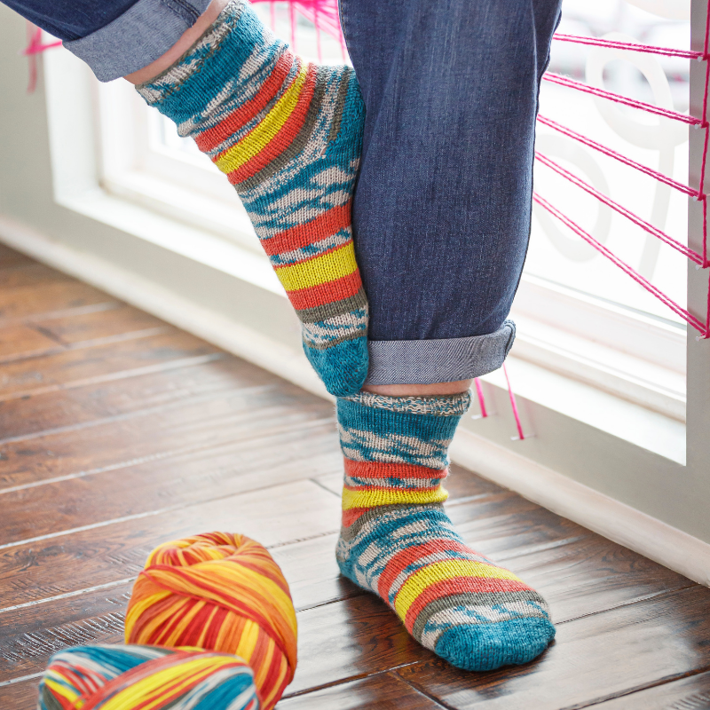 Adult Glow in the Dark Speed of Feet Space Socks