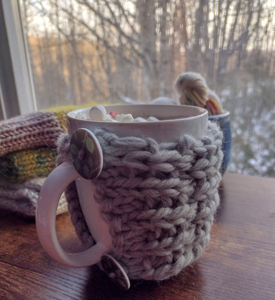 Hot Chocolate Season Means Mug Cozies.