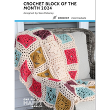 Load image into Gallery viewer, 2024 Block Of The Month Printed Crochet Pattern
