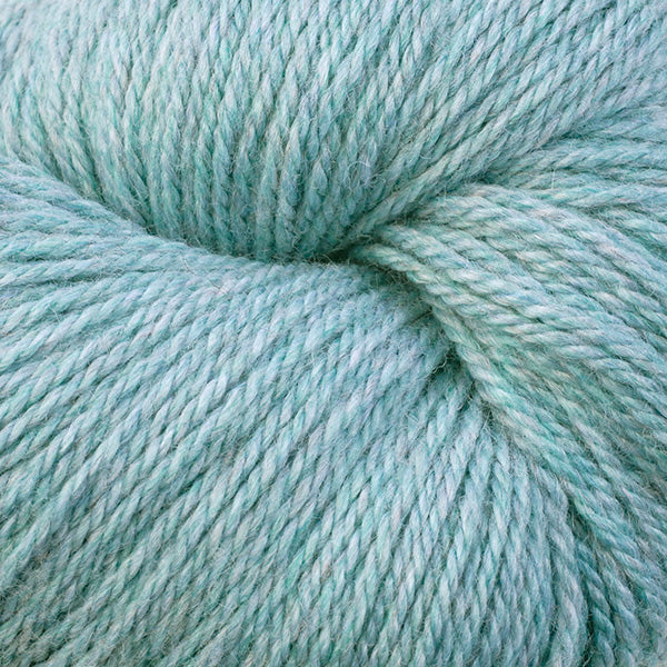 Skein of Berroco Vintage DK DK weight yarn in the color Calico (Blue) for knitting and crocheting.