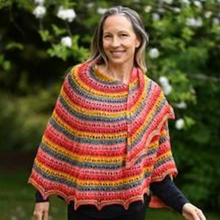 Load image into Gallery viewer, Bright Burst Shawl Knit Kit
