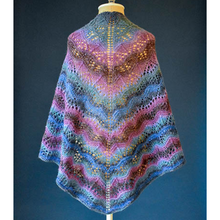 Load image into Gallery viewer, Juniper Berry Shawl Knit Kit
