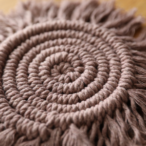 Spiral Macramé Coasters PDF Pattern