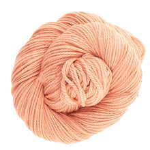 Load image into Gallery viewer, Skein of Madelinetosh TML Triple Twist Worsted weight yarn in color Pink Clay (Orange) for knitting and crocheting.
