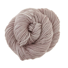 Load image into Gallery viewer, Skein of Madelinetosh TML Triple Twist Worsted weight yarn in color Smokestack (Gray) for knitting and crocheting.
