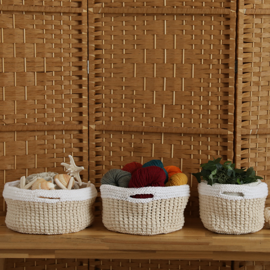 Nesting Baskets Knit Kit