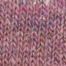Load image into Gallery viewer, Skein of Noro Silk Garden Solo Worsted weight yarn in color Oyabe (Pink) for knitting and crocheting.
