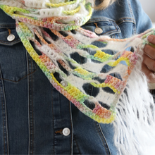 Load image into Gallery viewer, Polar Sky Scarf Printed Crochet Pattern
