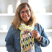 Load image into Gallery viewer, Polar Sky Scarf Crochet Kit
