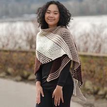Load image into Gallery viewer, Rocky Road Shawl Knit Kit
