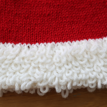 Load image into Gallery viewer, One Big Happy Santa and Elf Hat Printed Knitting Pattern
