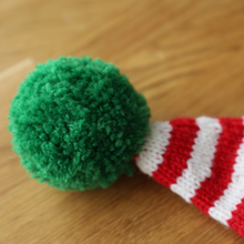 Load image into Gallery viewer, One Big Happy Santa and Elf Hat Printed Knitting Pattern
