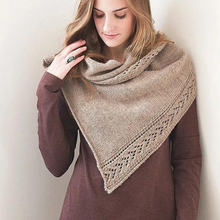 Load image into Gallery viewer, Schoonheid Triangle Shawl Knit Kit
