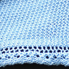 Load image into Gallery viewer, Sunny Gets Blue Shawl Knit Kit
