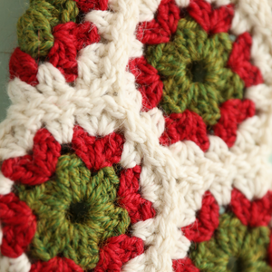 Vintage Hexagon Stocking PDF Crochet Pattern