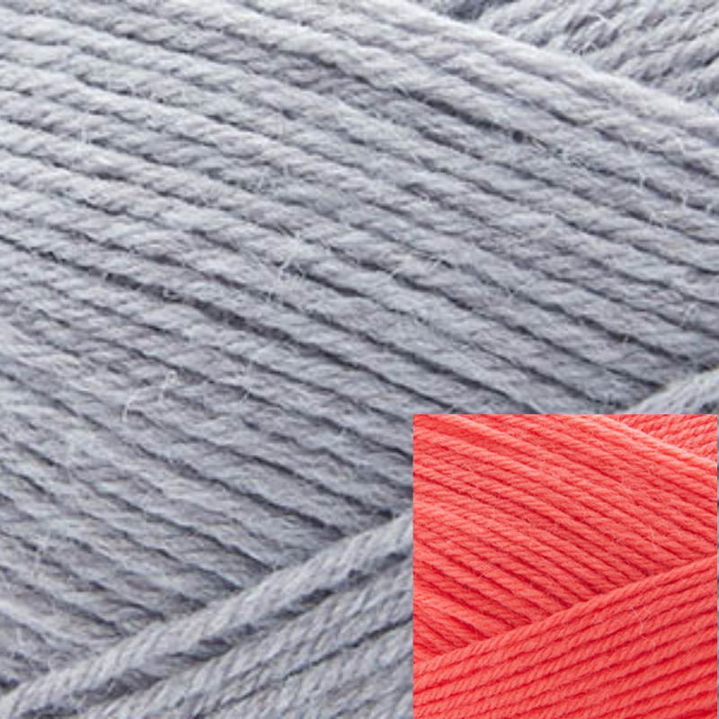 1, 2, 3, Knit Cuff-Down Socks Knit-Along Kit