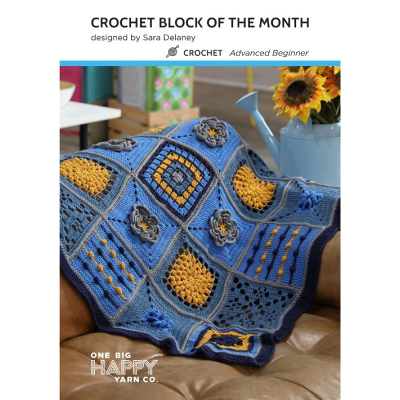 2023 Block Of The Month PDF Crochet Pattern