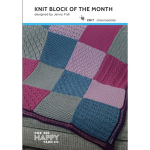 2023 Block Of The Month Printed Knitting Pattern