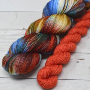 1, 2, 3, Knit Cuff-Down Socks Knit-Along Kit