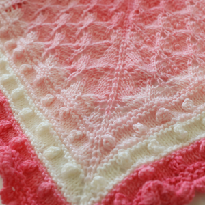 Alice Belle Baby Blanket Printed Knitting Pattern