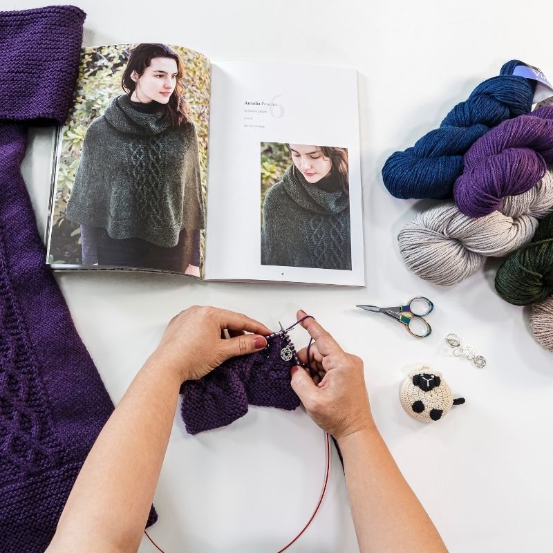 Arcadia Poncho Knit Kit