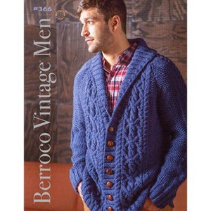 Berroco Pattern Booklet #366 Men's Designs in Vintage