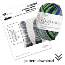 Load image into Gallery viewer, Heritage Prints Basic Socks Knit Kit
