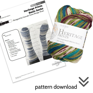 Heritage Prints Basic Socks Knit Kit