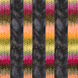 One Big Happy Basic Striped Mittens Knit Kit