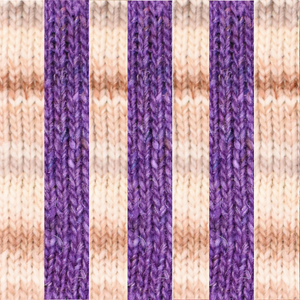One Big Happy Basic Striped Mittens Knit Kit