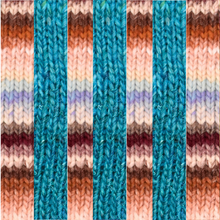 Load image into Gallery viewer, One Big Happy Basic Striped Mittens Knit Kit
