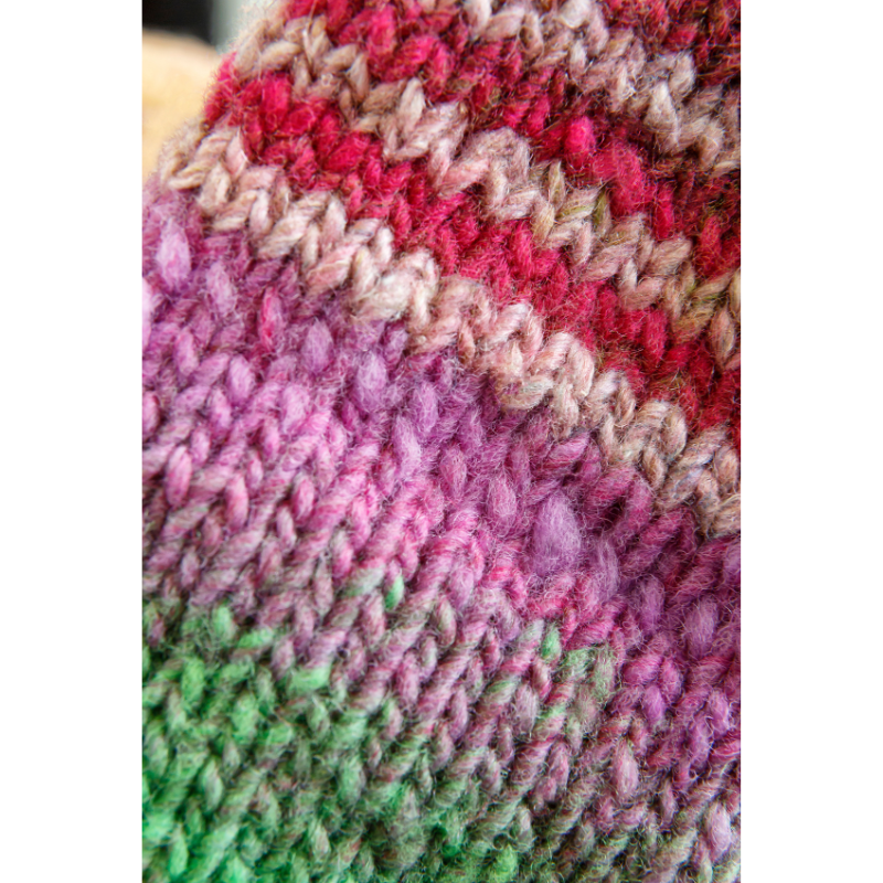One Big Happy Basic Striped Mittens Knit Kit