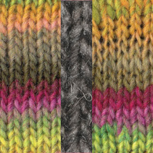 Load image into Gallery viewer, One Big Happy Basic Striped Mittens Knit Kit
