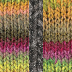 One Big Happy Basic Striped Mittens Knit Kit