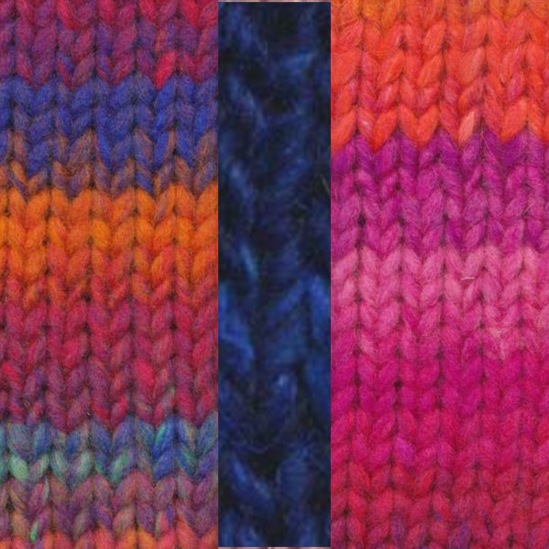 One Big Happy Basic Striped Mittens Knit Kit