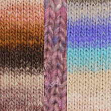 Load image into Gallery viewer, One Big Happy Basic Striped Mittens Knit Kit
