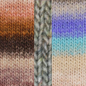 One Big Happy Basic Striped Mittens Knit Kit