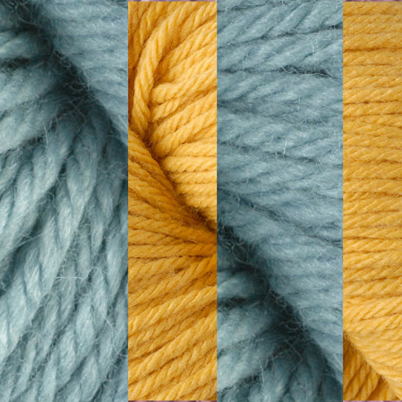 One Big Happy Basic Striped Mittens Knit Kit