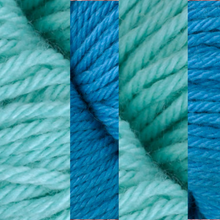 Load image into Gallery viewer, One Big Happy Basic Striped Mittens Knit Kit
