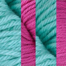 Load image into Gallery viewer, One Big Happy Basic Striped Mittens Knit Kit
