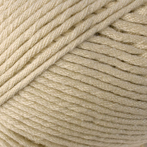Skein of Berroco Comfort Chunky Bulky weight yarn in the color Barley (Tan) for knitting and crocheting.