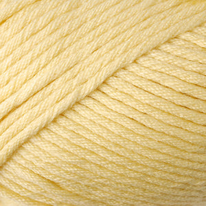 Skein of Berroco Comfort Chunky Bulky weight yarn in the color Buttercup (Yellow) for knitting and crocheting.
