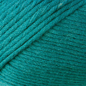 Skein of Berroco Comfort Chunky Bulky weight yarn in the color Dutch Teal (Green) for knitting and crocheting.