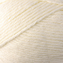 Load image into Gallery viewer, Skein of Berroco Comfort Worsted Worsted weight yarn in the color Ivory (Cream) for knitting and crocheting.
