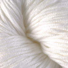 Load image into Gallery viewer, Skein of Berroco Modern Cotton Worsted weight yarn in color Bluffs (White) for knitting and crocheting.
