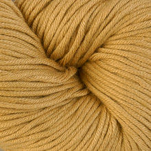 Load image into Gallery viewer, Skein of Berroco Modern Cotton Worsted weight yarn in color Coffee Milk (Yellow) for knitting and crocheting.
