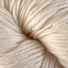 Load image into Gallery viewer, Skein of Berroco Modern Cotton Worsted weight yarn in color Sandy Point (Cream) for knitting and crocheting.
