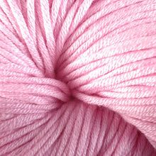 Load image into Gallery viewer, Skein of Berroco Modern Cotton Worsted weight yarn in color Spinnaker (Pink) for knitting and crocheting.
